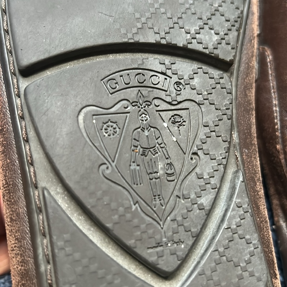 Gucci Men's Brown Leather Loafers - Picture 8 of 10